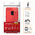 Flexi Slim Carbon Fibre Case for Samsung Galaxy A8+ (2018) - Brushed Red